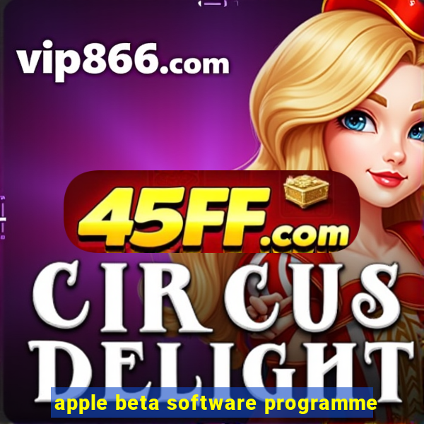 apple beta software programme
